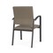 Lesro Newport Guest Chair Metal Frame, Charcoal, MD Farro Upholstery NP1101 - alternate 2